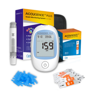 Accugence – Blood Uric Acid Meter Starter Kit With 25 X Uric Acid Strips