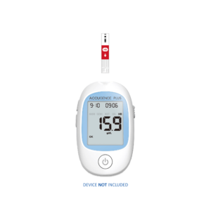 Alternative view of Accugence Hemoglobin Test Strips | For 4-in-1 Meter