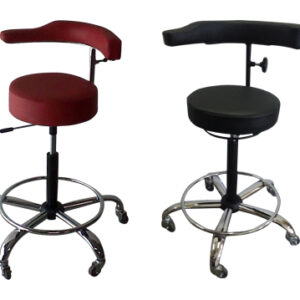 Alternative view of Adjustable Stool With Backrest