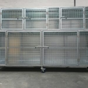 Animal Cage (Dog/Cat) 3 Top And 2 Large Bottom