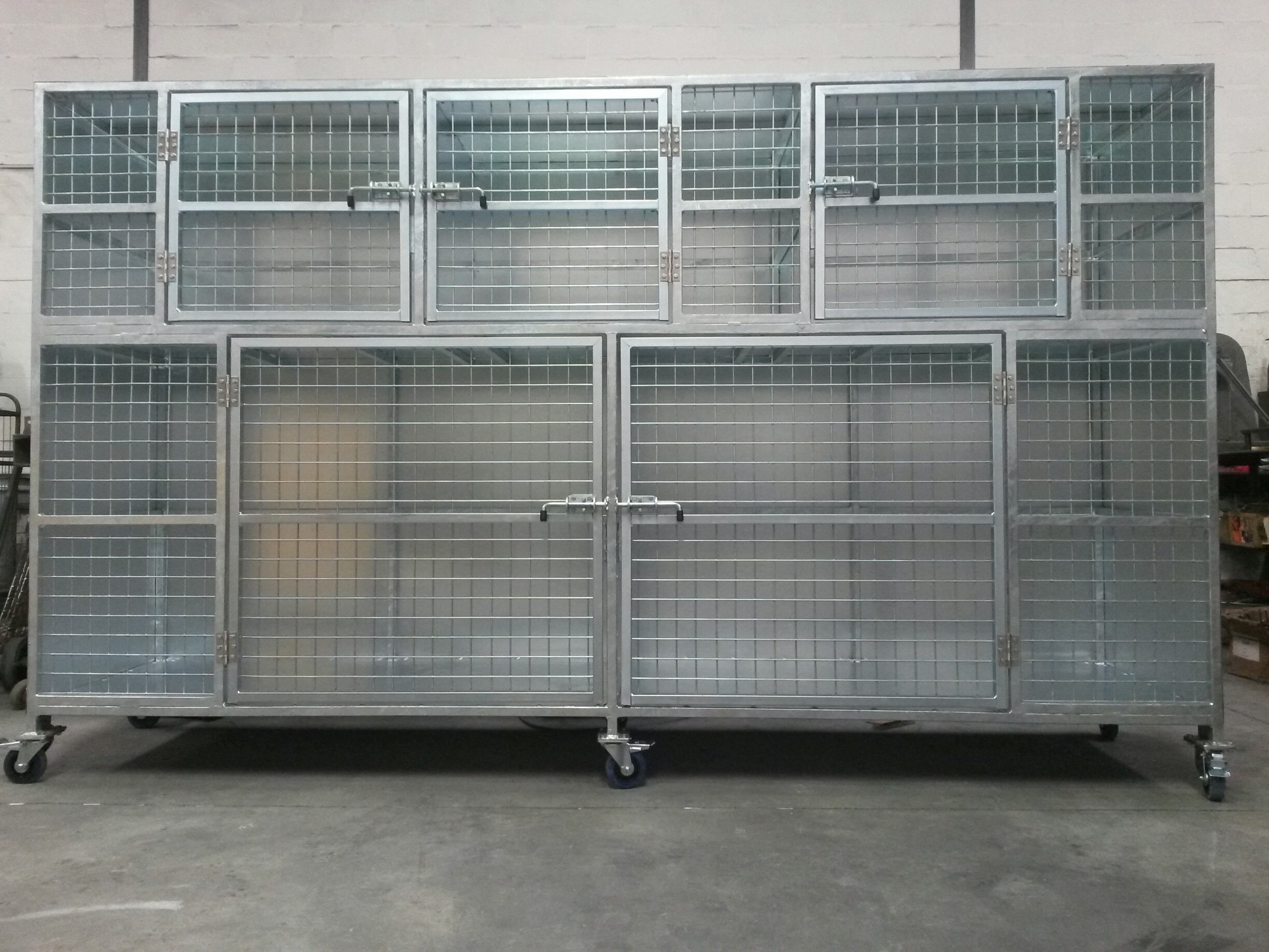 Animal Cage (Dog/Cat) 3 Top And 2 Large Bottom