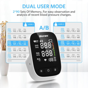 Alternative view of Bionex BPM Monitor | Digital Blood Pressure