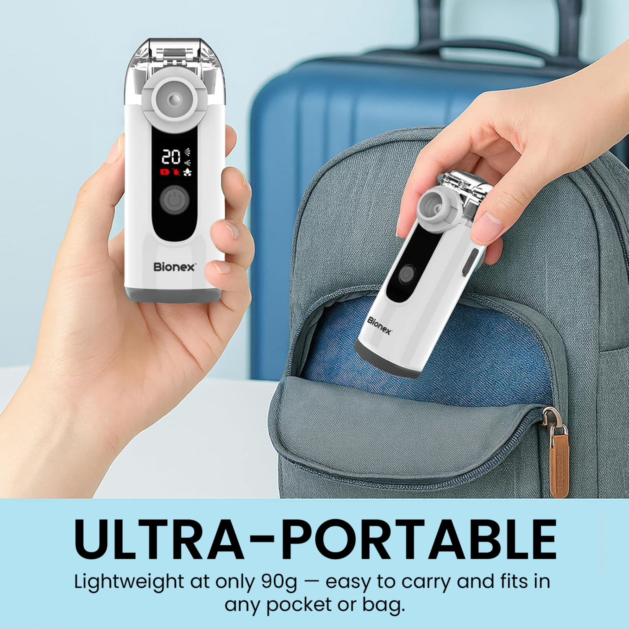Bionex LCD Nebuliser | Portable & Rechargeable - Image 5