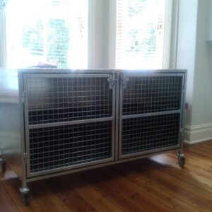 Double Animal Cage (Dog/Cat) (Horizontal)
