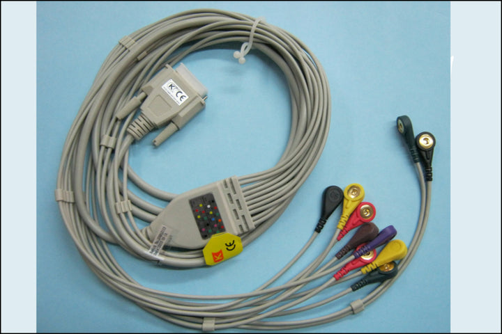 Ecg Cable – 10 Lead + Button
