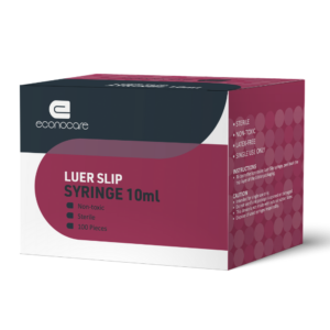 Econocare Syringe 10Ml Luer Slip