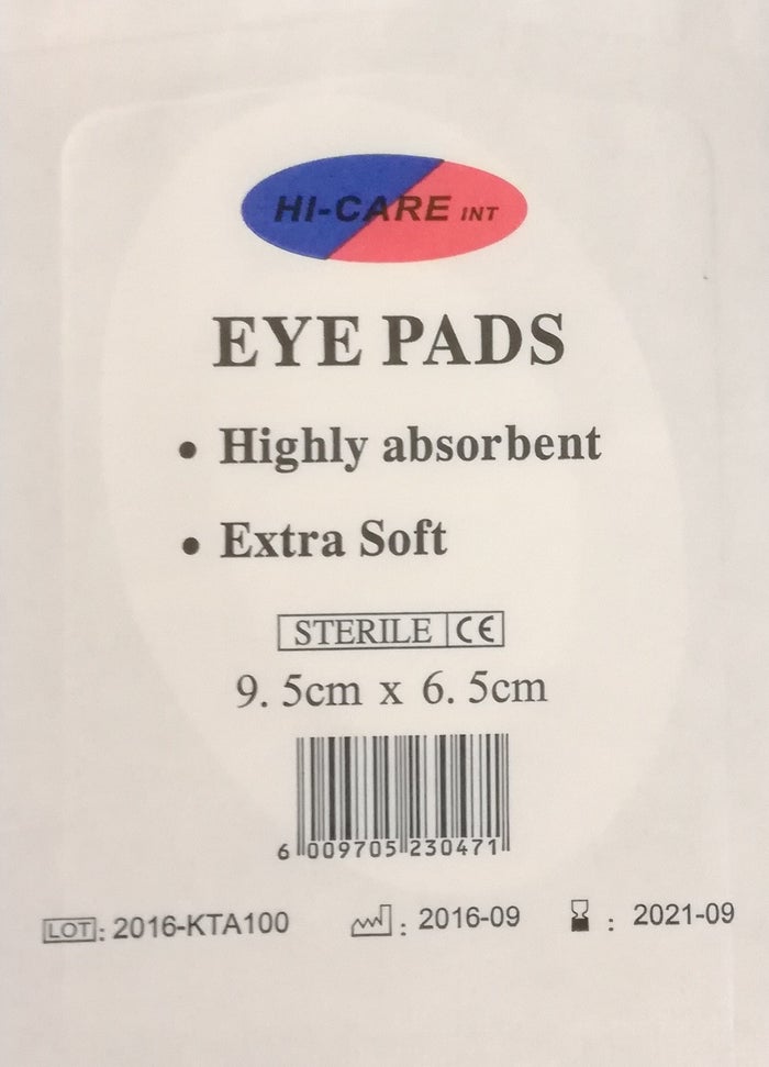 Eye Pads Sterile 50/Pack
