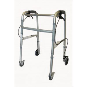 Fold.Walker+4Wheels+Hand Brakes