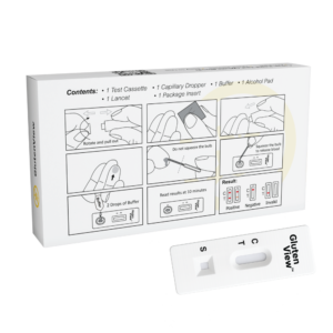 Alternative view of GlutenView Celiac Test | Rapid Home Screening