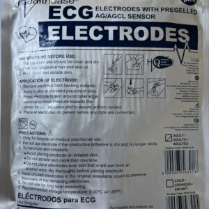 Healthease Ecg Electrodes Pre Gelled Adult 50’S