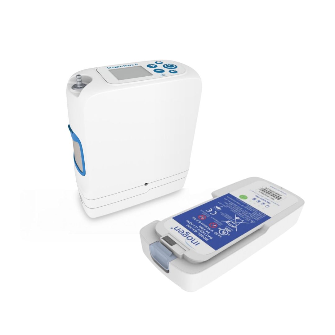 Inogen Rove 6 Portable Oxygen Concentrator - 16 Cell Battery | FAA Approved