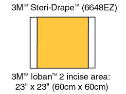 Ioban 2 Incise Drape 6648 60X60Cm Box Of 10