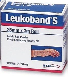Leukoband S 25Mm X 3M Fabric Roll 572835-003 12’S