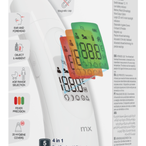 Mx 4 In 1 Ear, Forehead, Room and Surface Thermometer