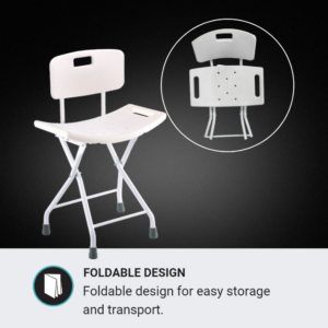 Mx Shower Chair Foldable With Backrest