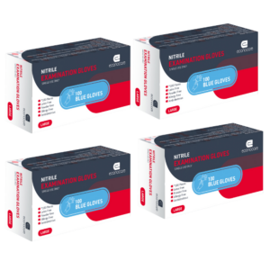 Nitrile Examination Gloves Blue L – 4 Packs