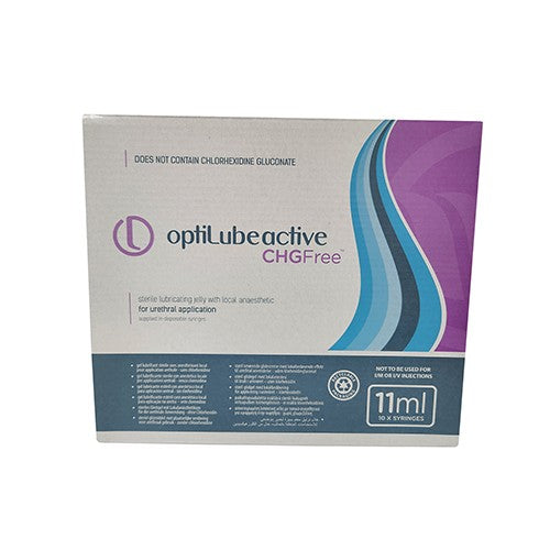 Optilube Active Chg Free Contains Anaesthetic Syringe 11Ml