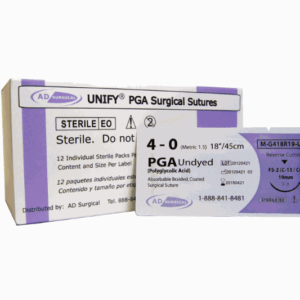 Pga Violet Suture 4/0 19Mm 3/8 R/C 45Cm 12’S