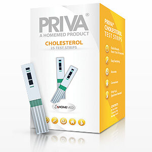 Priva Cholesterol Test Strips 25’S