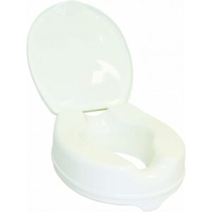 Raised Toilet Seat 4″ With Lid