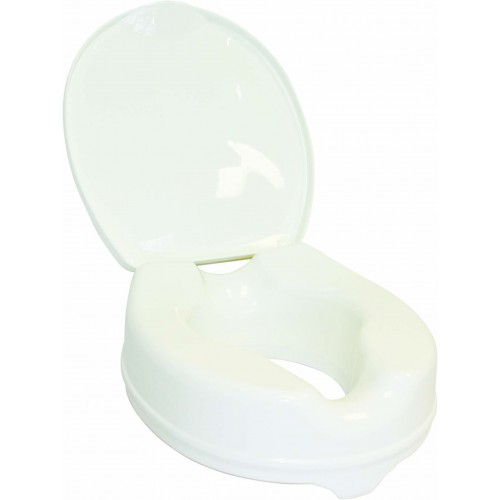 Raised Toilet Seat 4″ With Lid