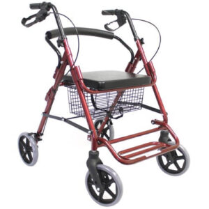 Rollator 8″ Wheel With Flip Down Foot Rest