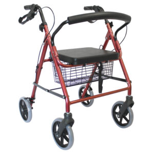 Rollator Loop Brakes 8″ Wheels- Alum