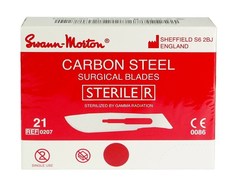 Scalpel Blades Swann Morton #21 100’S