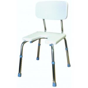 Shower Chair U-Shape Seat With Back