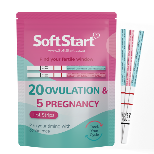 SoftStart – 20 Ovulation Strips & 5 Pregnancy Test Strips combo kit