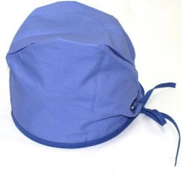 Surgeons Cap With Ties Non Woven Blue 100’S