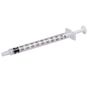 Syringe 1Ml 3 Part Luer Slip A/C 100’S