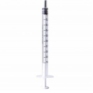 Syringe 1Ml Healthease Luer Slip 100’S