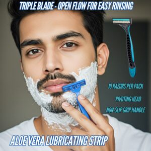 Alternative view of Triple Blade Disposable Razor