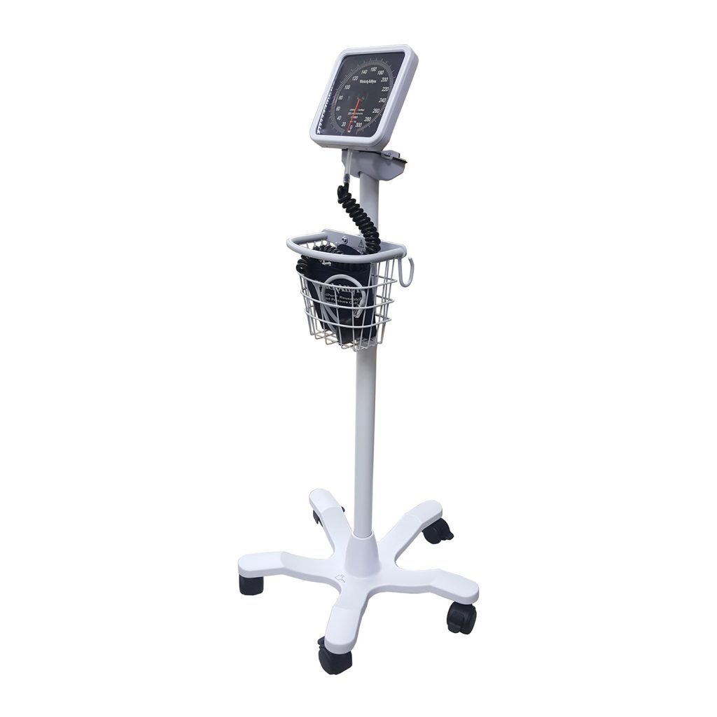 Welch Allyn 7670-10 Mobile Aneroid Bp Meter With Adult Cuff, 5 Leg Base