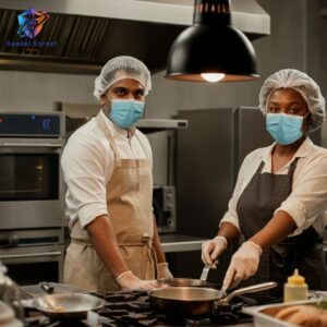 White Hairnet Mop Cap Bouffant Cap